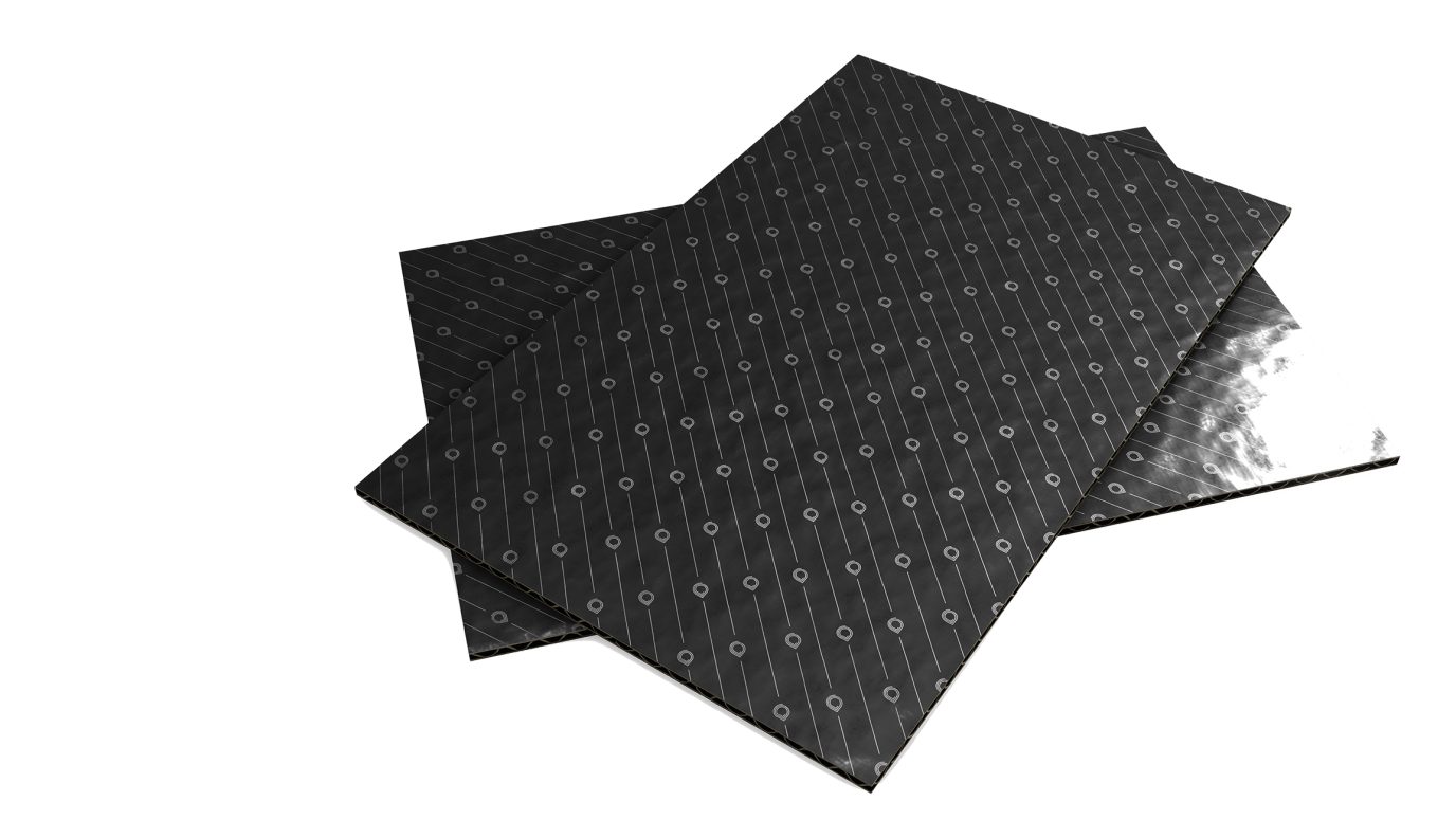 Metallized paper for cushion pads Nissha Metallizing